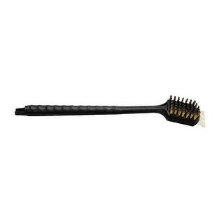 GrillPro 77380 Deluxe Long Handle Grill Brush, 18"