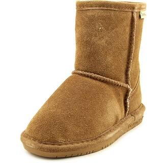 Bearpaw Emma Toddler Youth Round Toe Suede Brown Snow Boot