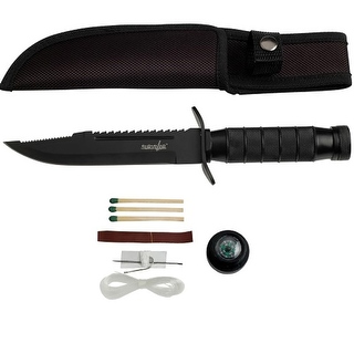 Master Cutlery Survivor HK-695B Fixed Blade Knife 9.5in Overall - HK-695B