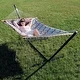 Rope Hammock with Stand Pad & Pillow - Portable - Choose Color - Thumbnail 54