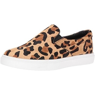 Steve Madden Womens Ecentrcl Cow Hair Animal Print Fashion Sneakers