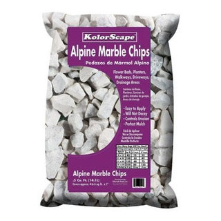 Kolorscape 40200450 Alpine White Marble, 0.5 cubic feet