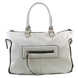 Urban Expressions Alessandra Satchel Women Faux Leather White Satchel NWT