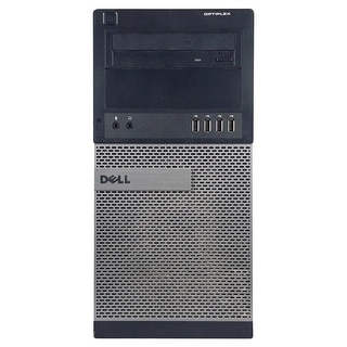 Dell OptiPlex 990 Computer Tower Intel Core I7 2600 3.4G 8GB DDR3 1TB Windows 7 Pro 1 Year Warranty (Refurbished) - Black