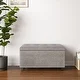 WYNDENHALL Essex 34 inch Wide Transitional Rectangle Storage Ottoman - Thumbnail 94