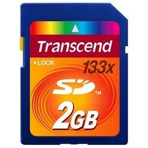 Transcend 2GB Sd Card (133X)