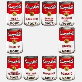 Campbells Soup Can Series I by Andy Warhol Pop Art Prints