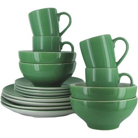 Gibson 16-Piece Dinnerware Set, For 4 in Green