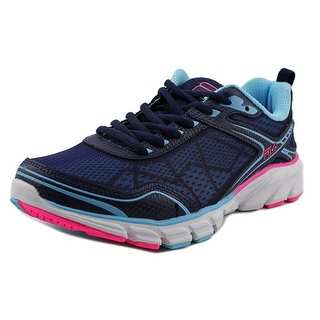Fila Memory Granted Women Round Toe Synthetic Blue Running Shoe