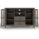 WYNDENHALL Stratford SOLID WOOD 53 inch Wide Contemporary TV Media Stand For TVs up to 55 inches - 53 inch wide - Thumbnail 20