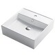 Kraus Elavo 18 1/2 inch Square Porcelain Ceramic Vessel Bathroom Sink - Thumbnail 20