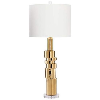 Cyan Design Mingo Table Lamp Mingo 1 Light Accent Table Lamp with White Shade