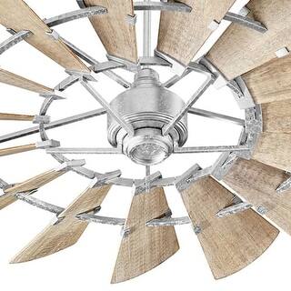Quorum International 96015 60" Ceiling Fan with Wall Control from the Windmill Collection