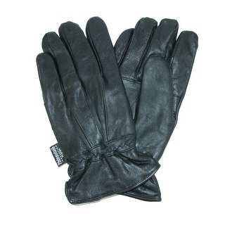 Dorfman Pacific Men's Leather Water Repellent Gloves with Thinsulate