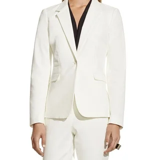 Vince Camuto NEW White Ivory Women's Size 14 Single Button Blazer