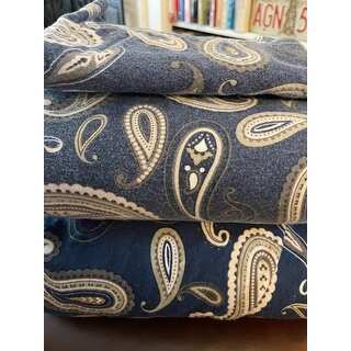 Superior Paisley Deep Pocket Cotton Flannel Bed Sheet Set