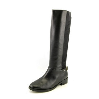 Cole Haan Adler.Tall.Boot Round Toe Leather Mid Calf Boot
