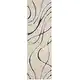 preview thumbnail 99 of 103, SAFAVIEH Florida Shag Sigtraud Abstract Waves 1.2-inch Area Rug
