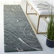 preview thumbnail 54 of 103, SAFAVIEH Florida Shag Sigtraud Abstract Waves 1.2-inch Area Rug