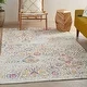 Nourison Damask Distressed Contemporary Area Rug - Thumbnail 37