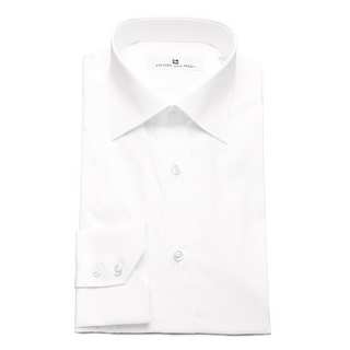 Pierre Balmain Men Slim Fit Cotton Dress Shirt Solid White