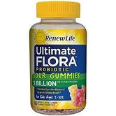 Renew Life Ultimate Flora Probiotic Sour Gummies, 60 Count
