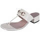 Gucci Women's 370460 Off White Patent Leather Horsebit Slides Shoes 38 8