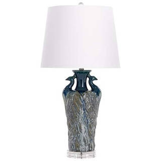 Cyan Design Two Birds Table Lamp Two Birds 1 Light Accent Table Lamp with White Shade