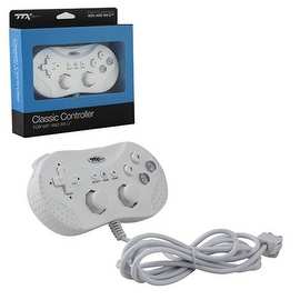 TTX TECH White Wired Classic Controller for Nintendo Wii/ Nintendo Wii U