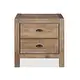 Montauk Solid Wood 2-drawer Nightstand - Thumbnail 2