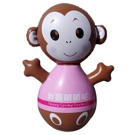 Inflatable Toy 90cm Large Tumbler Thick Cartoon monkey