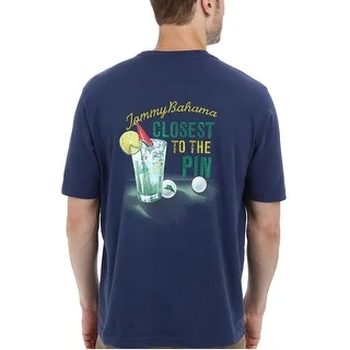 Tommy Bahama Relax Closest To The Pin Graphic Tee Shirt Small Great Sea