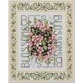 Bucilla Bees & Blossoms Counted Cross Stitch Kit - Thumbnail 0
