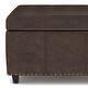 WYNDENHALL Stanford 48 inch Wide Transitional Rectangle Storage Ottoman - Thumbnail 41