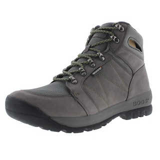 Bogs Mens Bend Suede Lace Up Hiking Boots - 9 medium (d)