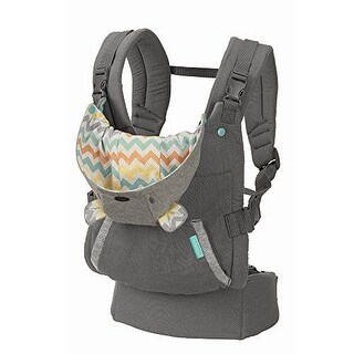 Infantino Cuddle Up CARRIER, Adjustable Ergonomic Hoodie BABY CARRIER, Grey