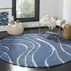 preview thumbnail 13 of 103, SAFAVIEH Florida Shag Sigtraud Abstract Waves 1.2-inch Area Rug