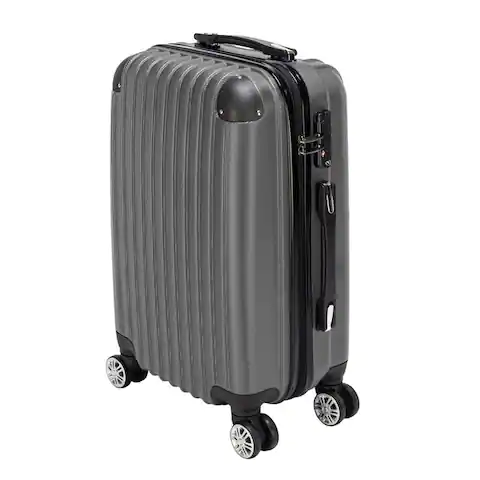 20" Carry On Waterproof Spinner Luggage Travel Business Suitcase Rolling Wheels
