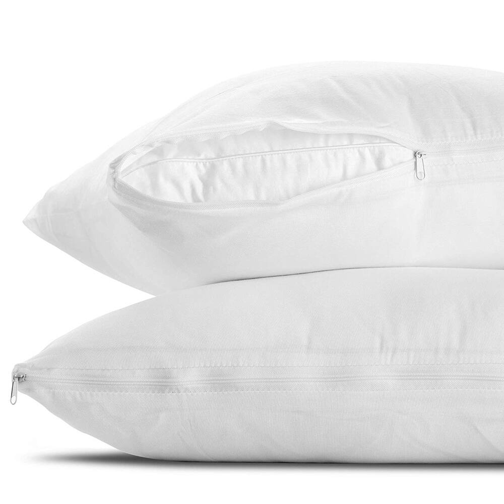 The Grand Polyester and Cotton Zippered Pillow Protector (Set of 2)
