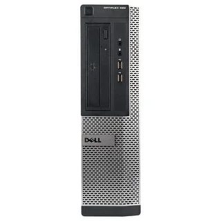Dell OptiPlex 3010 Desktop Computer Intel Core I3 3220 3.3G 8GB DDR3 2TB Windows 7 Pro 1 Year Warranty (Refurbished) - Black