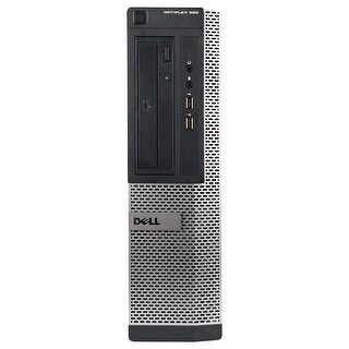 Dell OptiPlex 390 Desktop Computer Intel Core I3 2100 3.1G 8GB DDR3 1TB Windows 7 Pro 1 Year Warranty (Refurbished) - Black