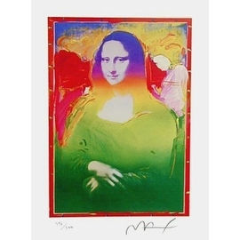 Mona Lisa II, Ltd Ed Lithograph, Peter Max
