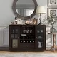 Furniture of America Transitional Espresso Dining Buffet - Thumbnail 2