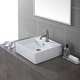 Kraus Elavo 18 1/2 inch Square Porcelain Ceramic Vessel Bathroom Sink - Thumbnail 22