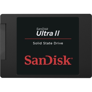 SanDisk SDSSDHII-480G-G25 SanDisk Ultra II 480 GB 2.5" Internal Solid State Drive - SATA - 550 MB/s Maximum Read Transfer