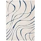 preview thumbnail 66 of 103, SAFAVIEH Florida Shag Sigtraud Abstract Waves 1.2-inch Area Rug