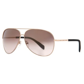 MARC BY MARC JACOBS Aviator MMJ 484/S Unisex J5G QH Gold Brown Gradient Mirrored Sunglasses - 63mm-11mm-135mm