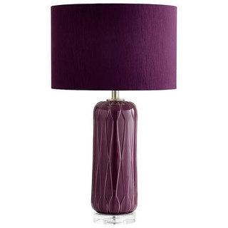 Cyan Design Violetta Lamp Violetta 1 Light Accent Table Lamp with Purple Shade