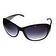 Kenneth Cole Reaction Sunglass Womens Black Rectangle, Gradient Lens KC1101 1B - Medium