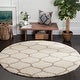 preview thumbnail 17 of 128, SAFAVIEH Hudson Shag Ogee Trellis 2-inch Thick Area Rug